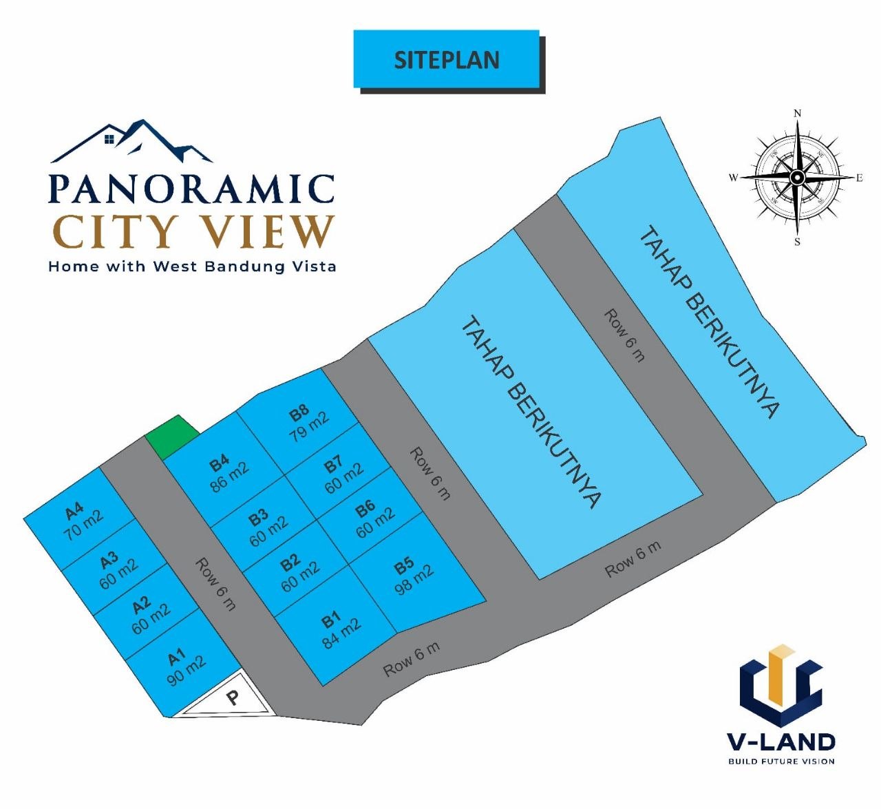 Rumah 2 lantai Panoramic City View dengan city view Bandung Barat